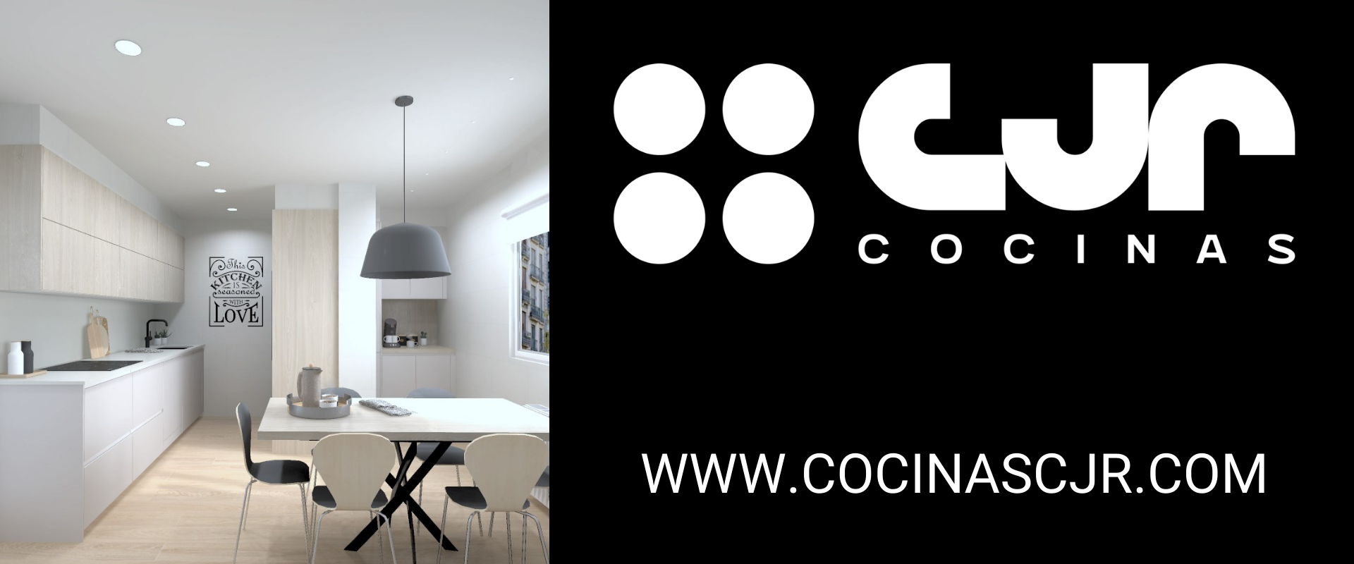 cambio total de cocina blanca y madera en dos frentes cocinas cjr