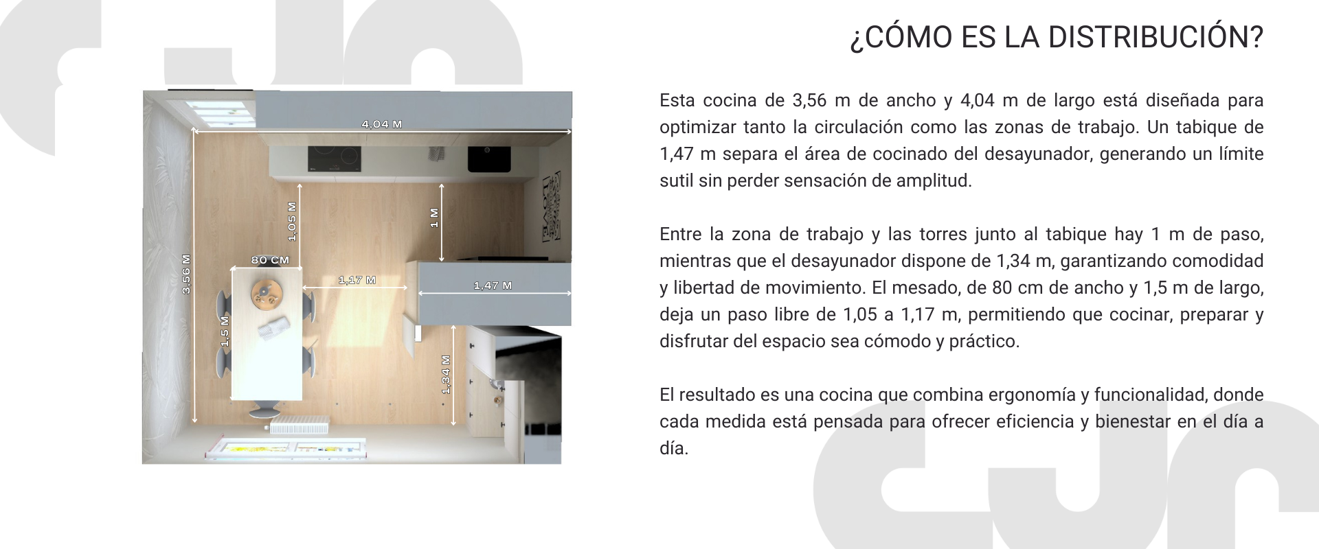 cambio total de cocina blanca y madera en dos frentes cocinas cjr