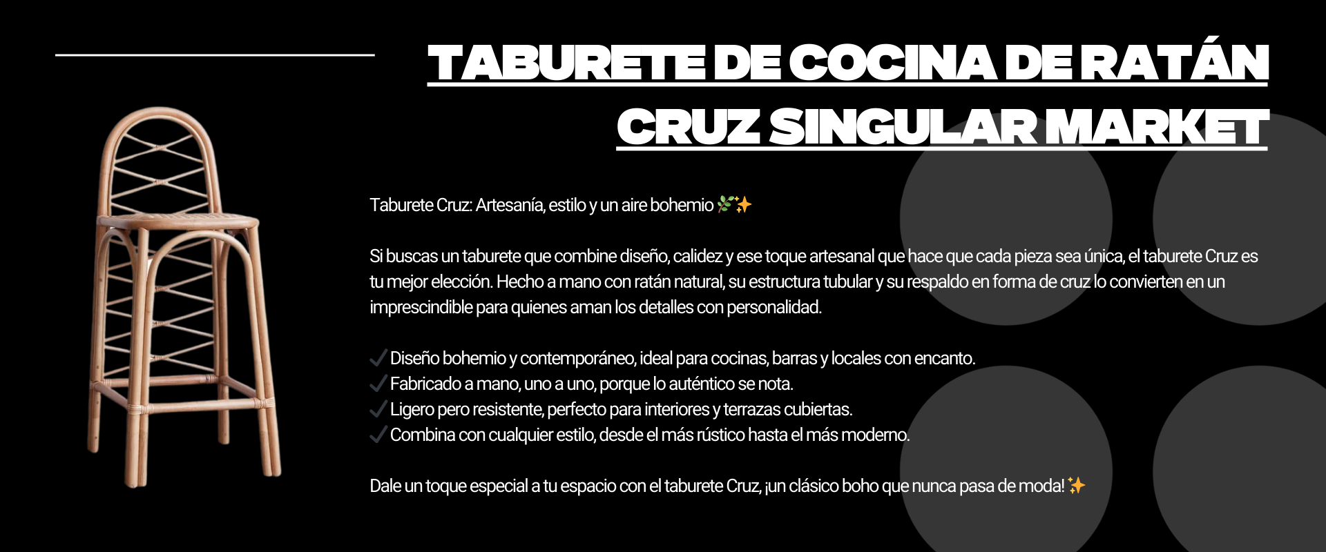 ¡Los taburetes del showroom! Cocinas CJR