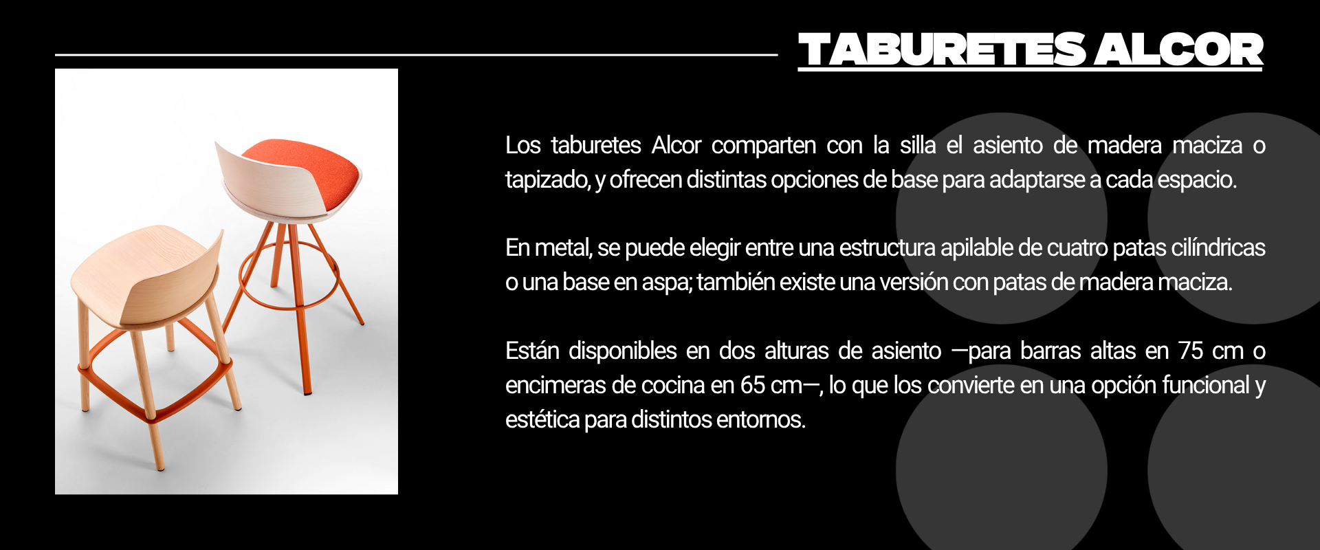 Ideas de diseño para tu cocina sillas, mesas y taburetes de Cancio | Cocinas CJR