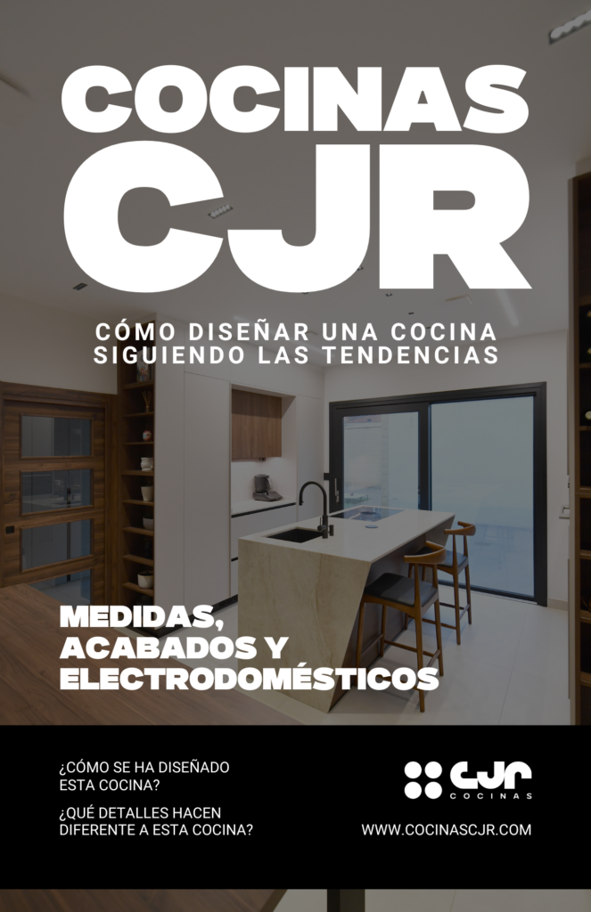 Tendencias cocinas 2026 Cocina cashmere y madera con isla Cocinas CJR