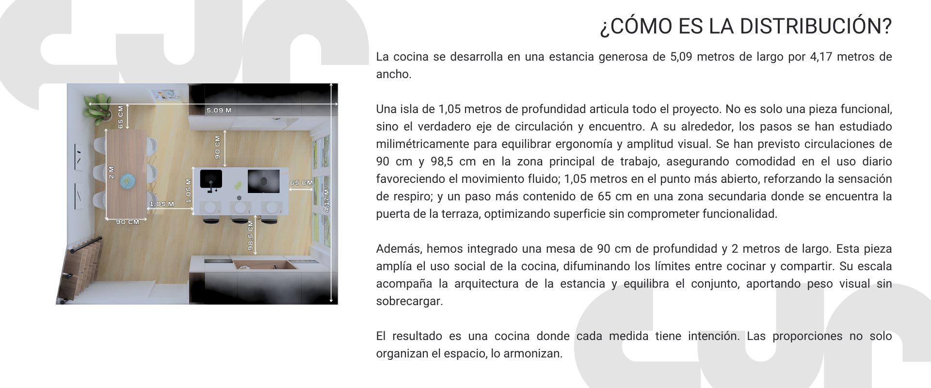 Tendencias cocinas 2026 Cocina cashmere y madera con isla Cocinas CJR