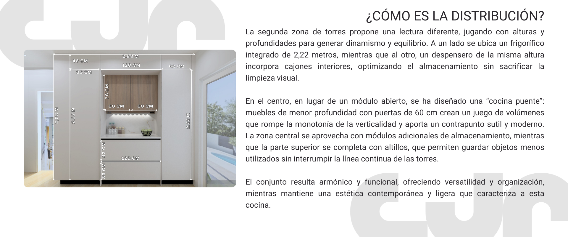 Tendencias cocinas 2026 Cocina cashmere y madera con isla Cocinas CJR