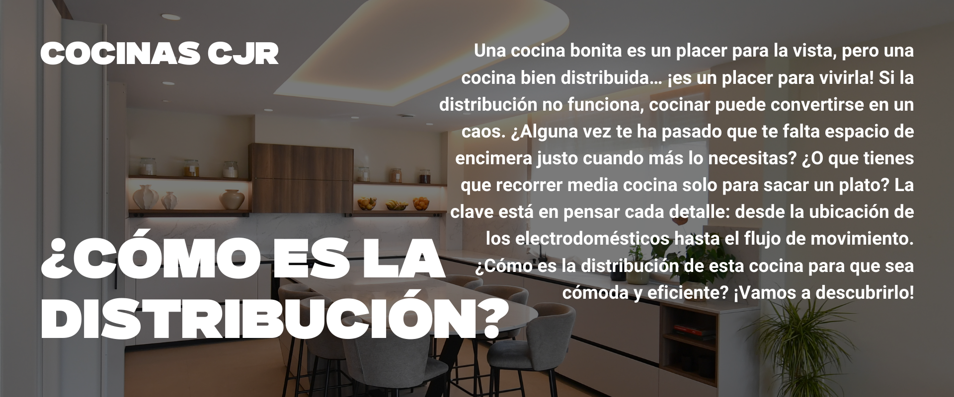 tendencias cocinas 2026 cocina abierta con isla cocinas cjr