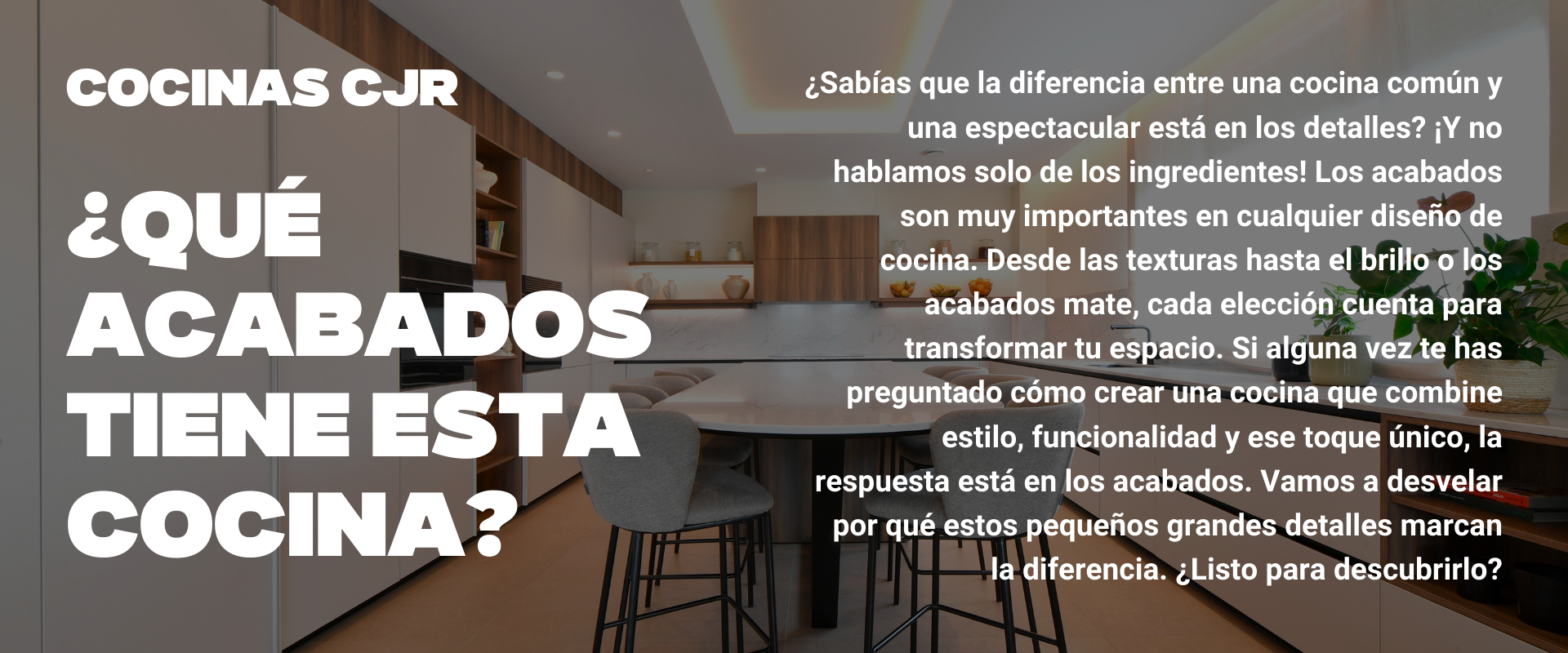 tendencias cocinas 2026 cocina abierta con isla cocinas cjr